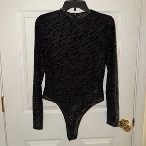 Zebra Print Bodysuit